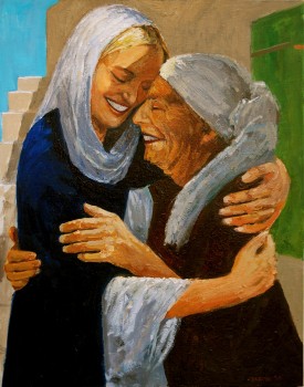 5- Maria bezoekt Elisabeth 50x70cm olie 1510 RJa.jpg